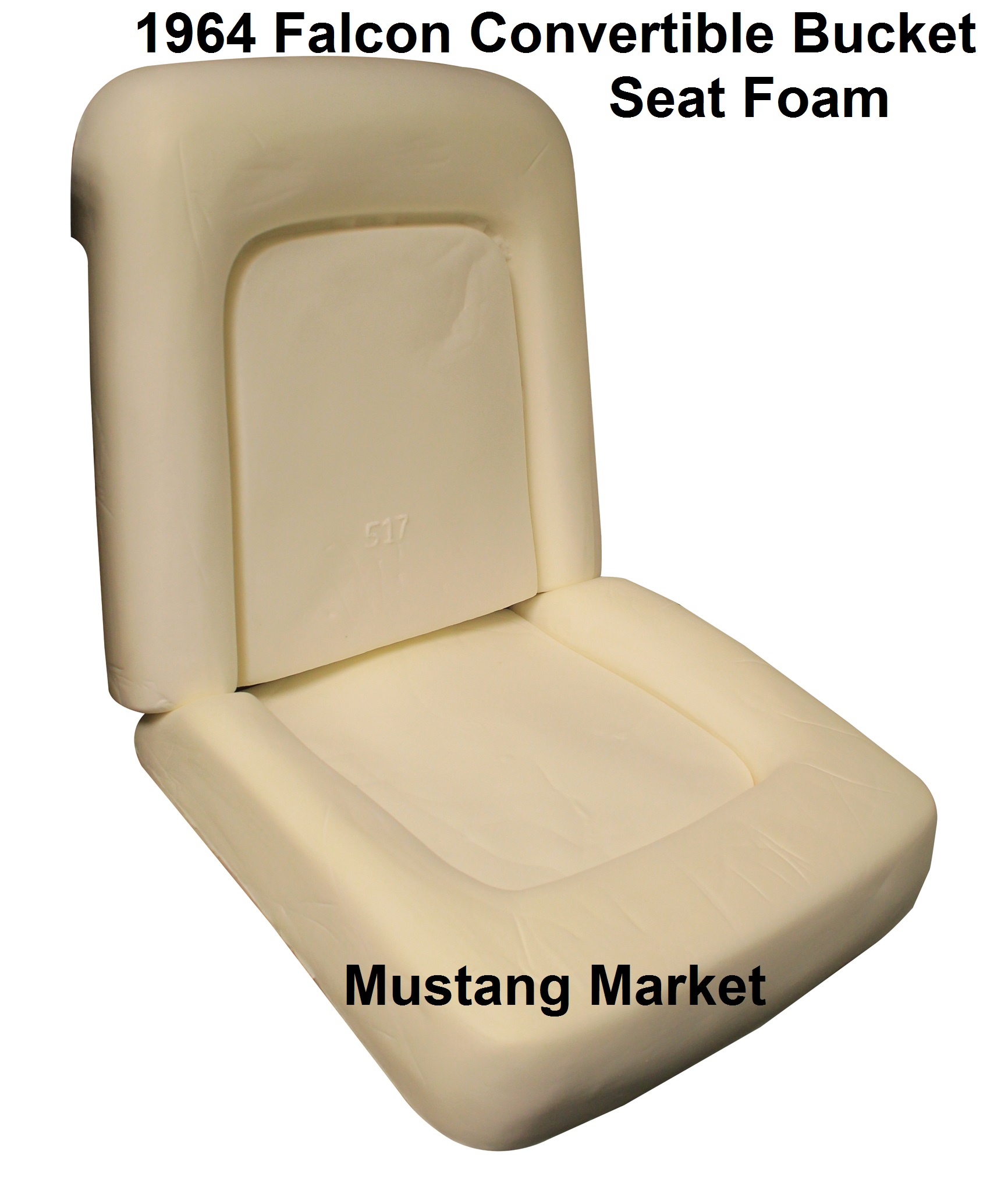 1964 Falcon Bucket Seat Foam